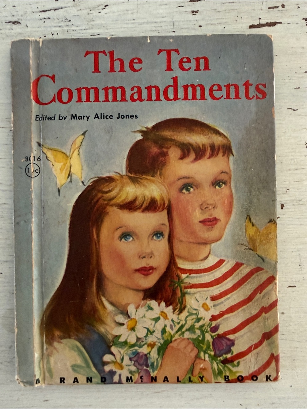 Vintage 1952 Ten Commandments Picture Story Book - Rand McNally